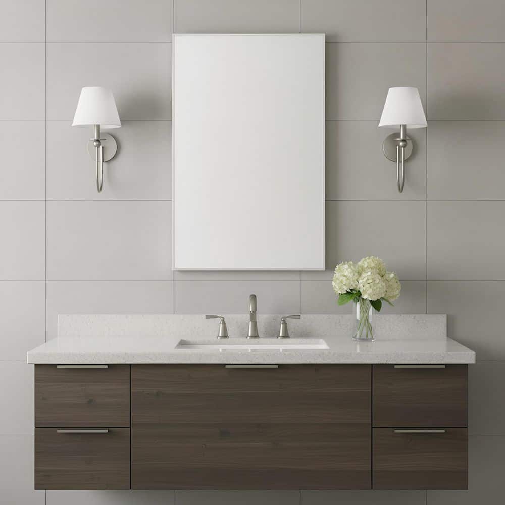 Elsay Small 1-Light Brushed Nickel Wall Sconce with White Linen Shade price history on PriceWatchPro