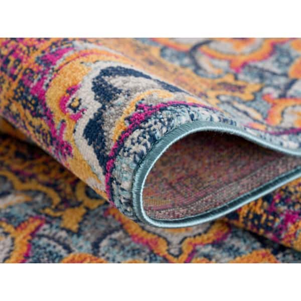 Savannah Rust 5 ft. 3 in. x 7 ft. 7 in. Traditional Area Rug