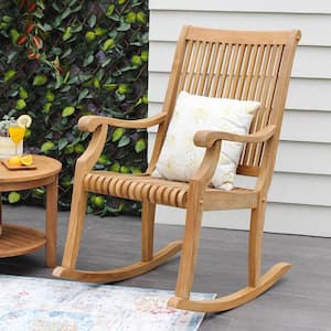 Mosko Teak Wood Outdoor Rocking Chair