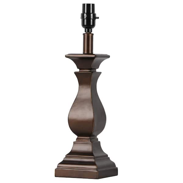 Hampton Bay Mix and Match 17 in. H Light Oil Rubbed Bronze Midsize Lamp Base