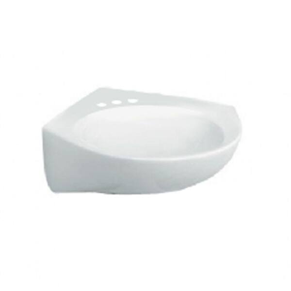 White Wall Hung Ceramic Wash Basins Bathroom Sink