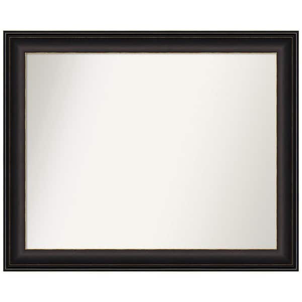 Amanti Art Trio Oil Rubbed Bronze 32.5 in. W x 26.5 in. H Rectangle Non-Beveled Framed Wall Mirror in Bronze