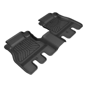 StyleGuard XD Black Custom Heavy Duty Floor Liners, Select Jeep Wrangler JL Unlimited, 2nd Row Only