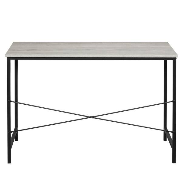 Niche Ferox 43 In W Weathered Grey And Black Writing Desk Shell Hdnfds4318wg The Home Depot