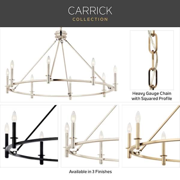 KICHLER Carrick 54.25 in. 18-Light Champagne Bronze Traditional
