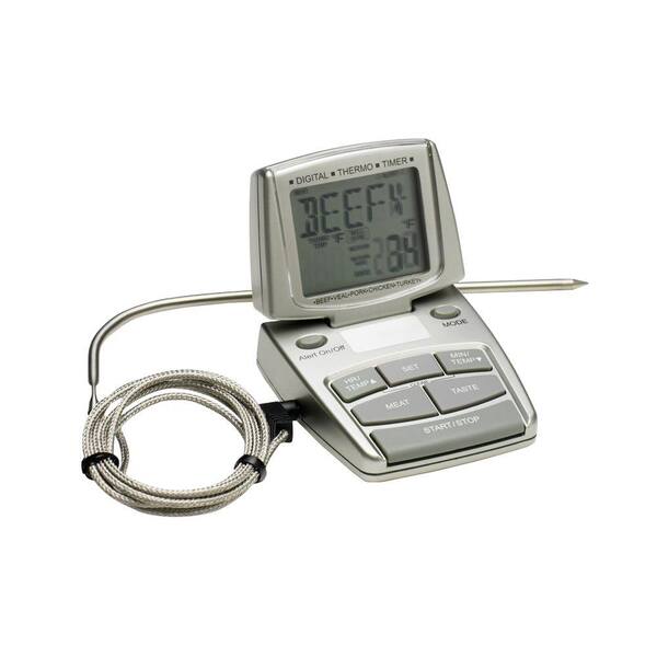 Bradley Smoker Silver Digital Food Thermometer