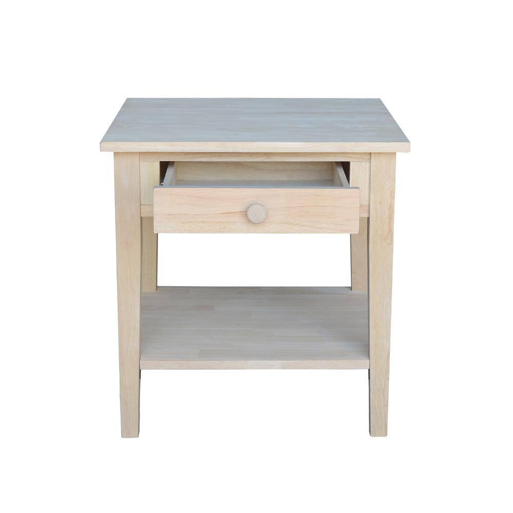 Spencer Unfinished End Table - thumbnail 9