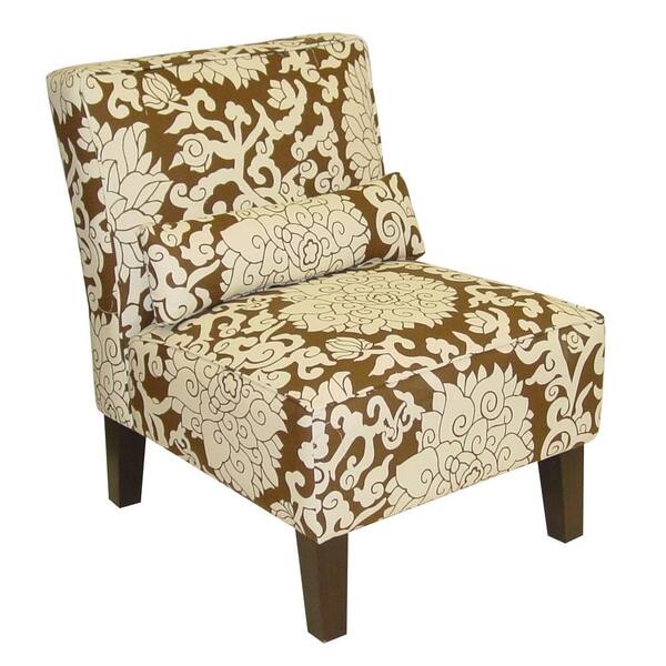 Unbranded Anita Chocolate Slipper Chair