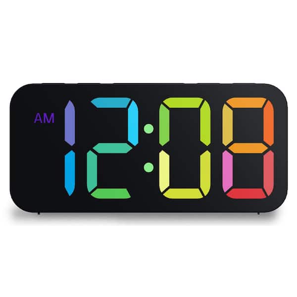 Westclox Westclox Red/Green/Blue Display Alarm Clock with USB type C Charging Port