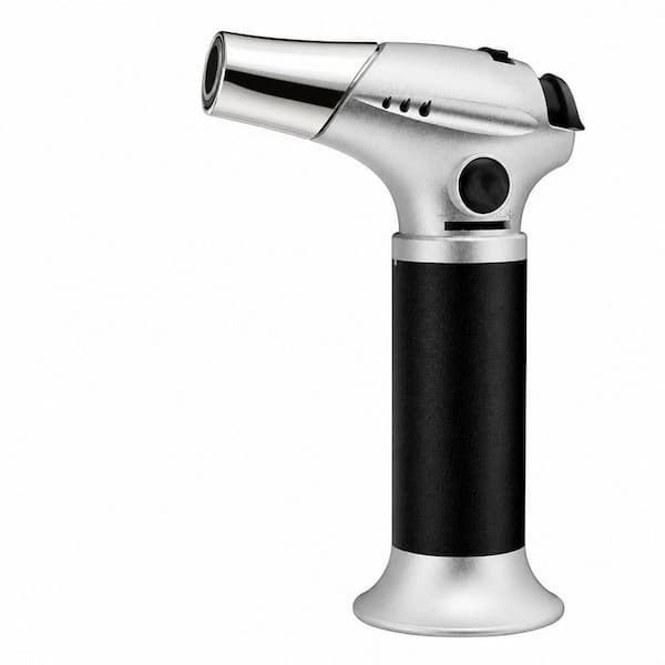 Butane Torch, Kitchen Torch Cooking Torch with Safety Lock and Adjustable Flame for Cooking, BBQ, Baking, Brulee, Creme