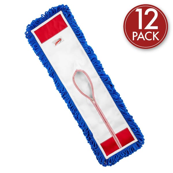 24 in. Microfiber Dust Mop Head (12-Pack)