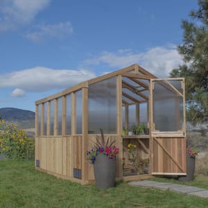 Cedar 8 ft. x 12 ft. Greenhouse Kit