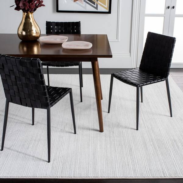 Vision 12 ft. x 18 ft. Ivory Gray Solid Marle Area Rug