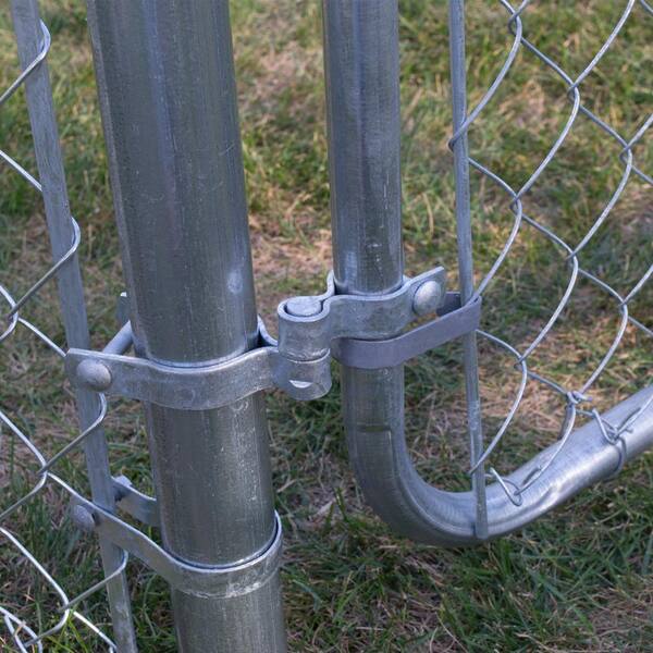 2-3/8 in. Chain Link Fence Gate Post Hinge Hardware Set (3-Set)