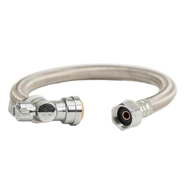 1/2 in. Push-to-Connect x 1/2 in. FIP x 18 in. Angle Stop Faucet Connector