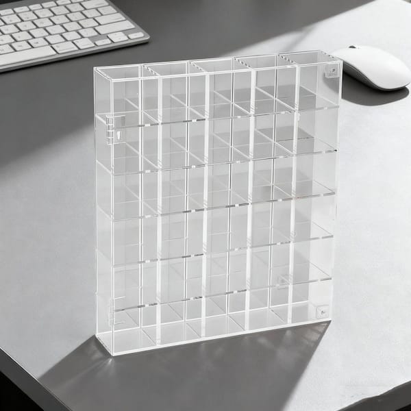 Clear 13 in. x 11 in. Acrylic Shadow Box with with Mirrored