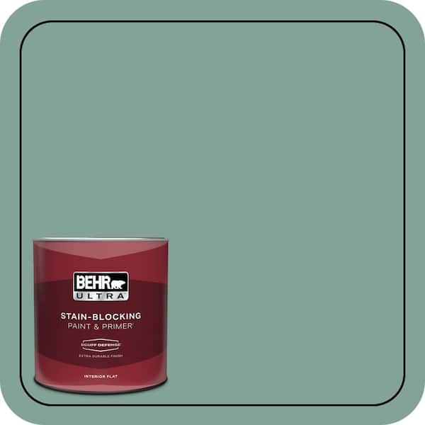 BEHR ULTRA 1 qt. #470F-4 Aspen Aura Extra Durable Flat Interior Paint & Primer