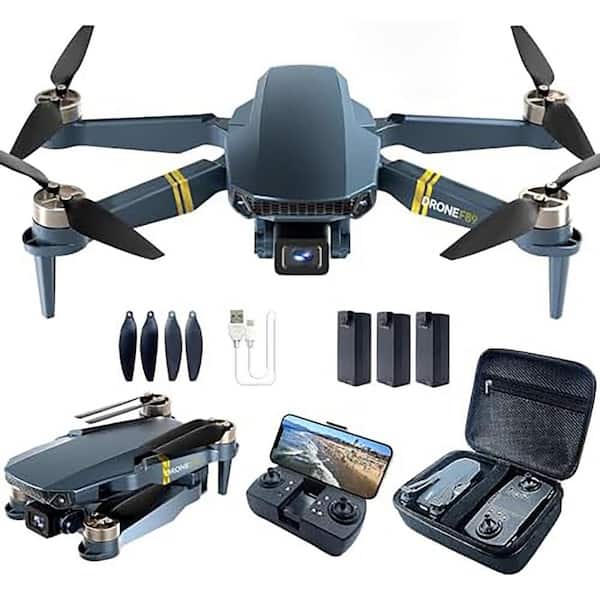 Foldable Drone with 4K HD Camera 2650ft Long Range 60min Flight Brushless Motor WiFi FPV Auto Hover