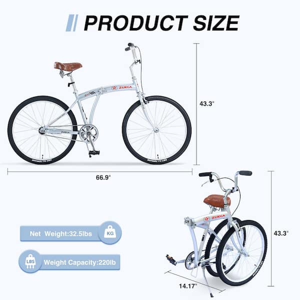 26 inch folding bicycle online