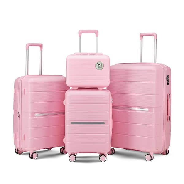 Unbranded Luggage Expandable Suitcase PP 4 Piece Set with 14in 20in 24in 28in