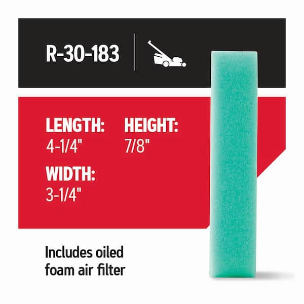 Air Filter for Walk-Behind Mowers, Fits Briggs and Stratton Engines