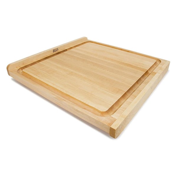 JOHN BOOS Maple Wood Edge Grain Reversible Cutting Board, 23.75 x 23.75 x 1.25 in.