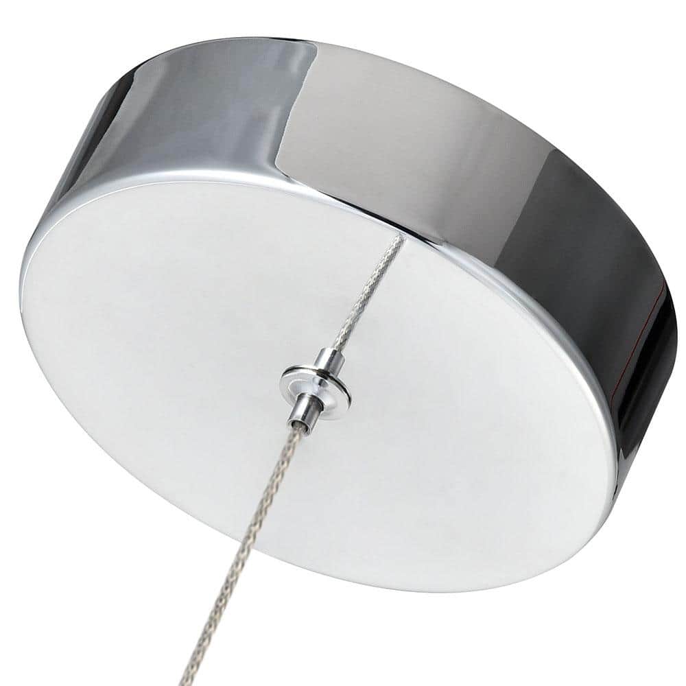 Sienna 5" Chrome Glass LED Pendant Light