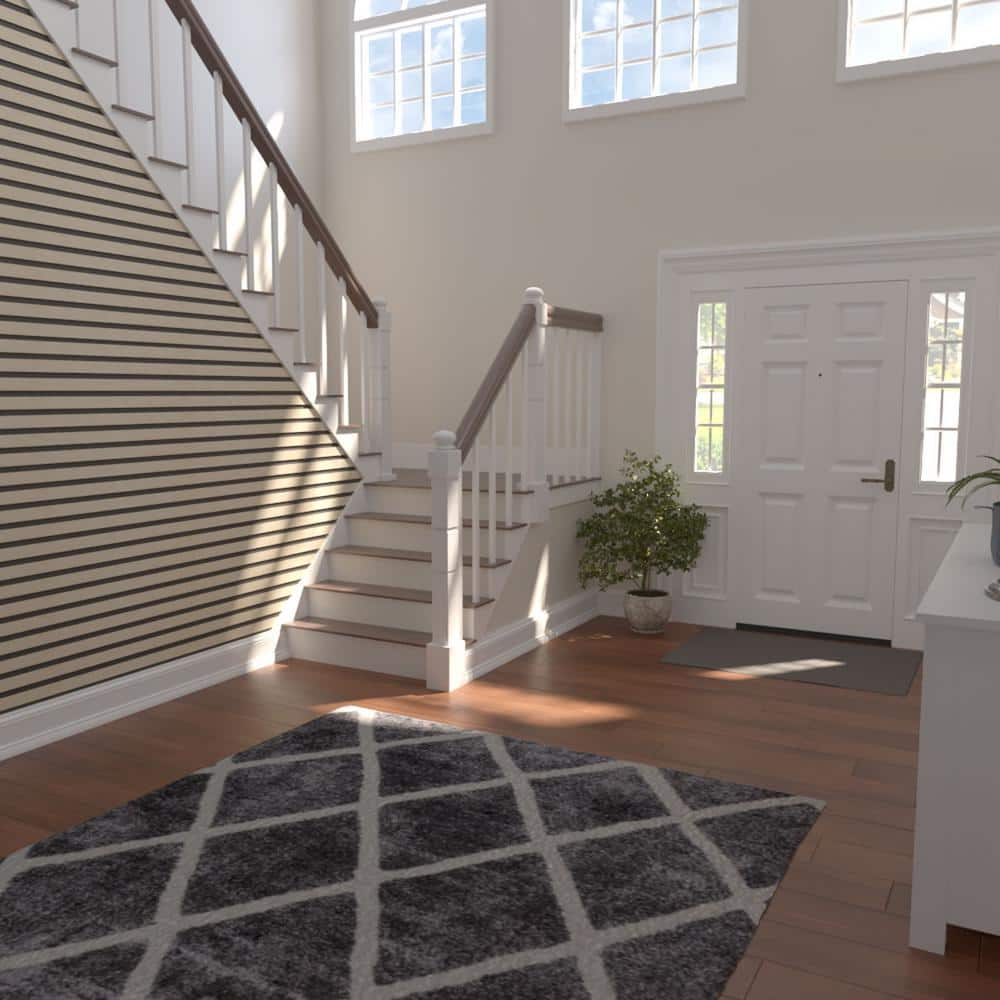 Birch Wood Adjustable Slat Wall Panel Kit, 47"H x 1/4"T