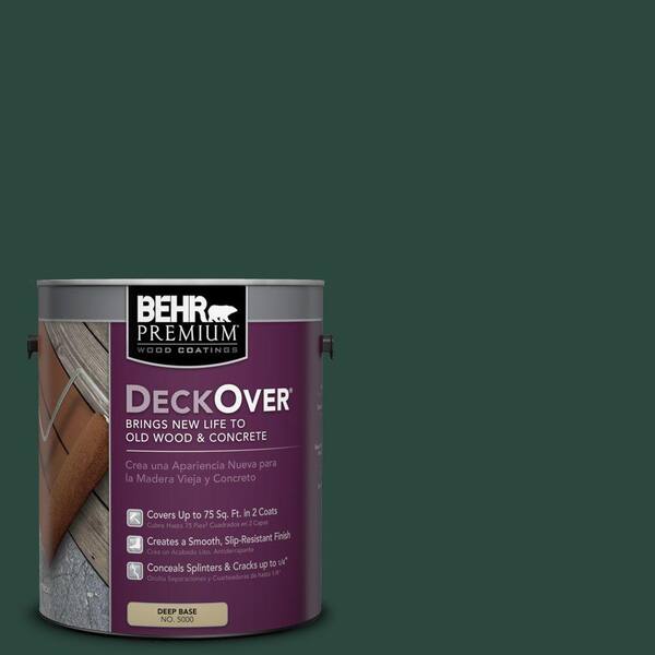 BEHR Premium DeckOver 1 gal. #SC-114 Mountain Spruce Solid Color Exterior Wood and Concrete Coating