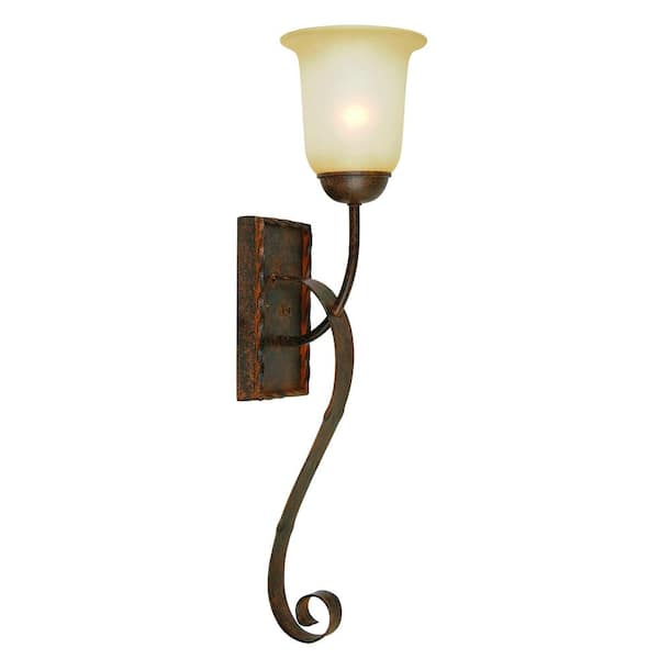 Unbranded Gianni 1-Light Bronze Wall Sconce