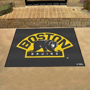 Boston Bruins Black 34 in. x 42.5 in. All-Star Area Rug