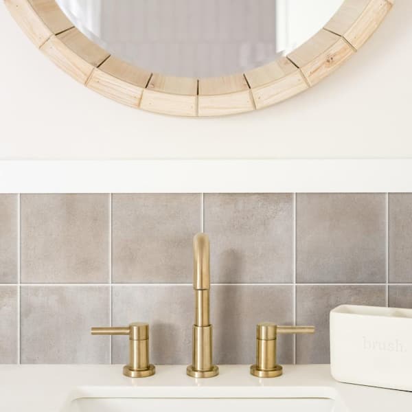 Matter Taupe 6 in. x 6 in. Porcelain Floor and Wall Tile (6.5 sq. ft./Case)