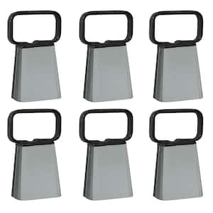 Customizable Cowbell with Easy Grip Handle (6-Pack)