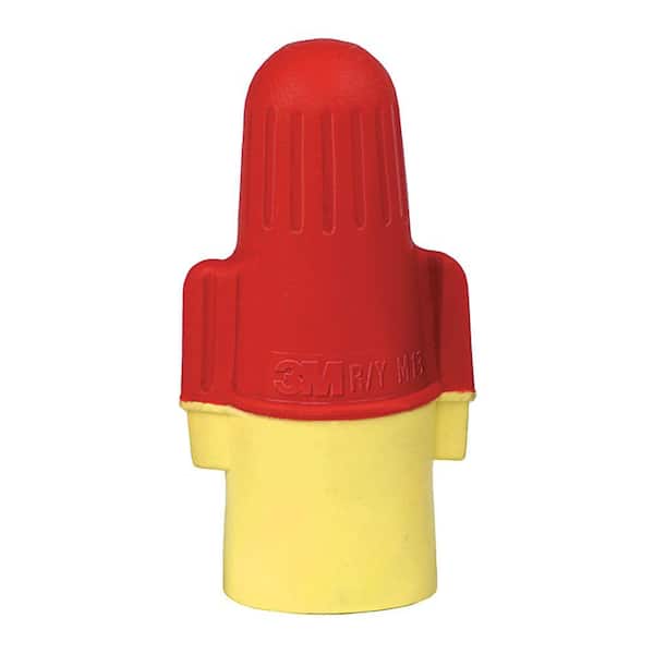 3M Wire Connectors, Red/Yellow Performance Plus Wire Range: 2 #18 - 2 #8 (30-Each Per Bag)