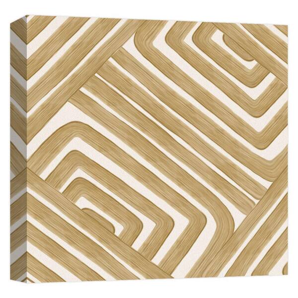 PTM Images ''watercolor trace II'' Canvas Abstract Wall Art 15 in. x 15 in.