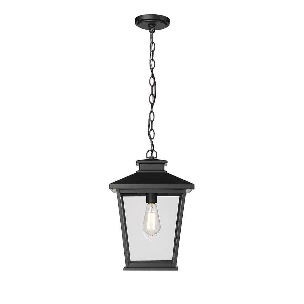 Bellman 11.1 in. 1-Light Powder Coat Black Outdoor with Clear Seedy Glass price history on PriceWatchPro