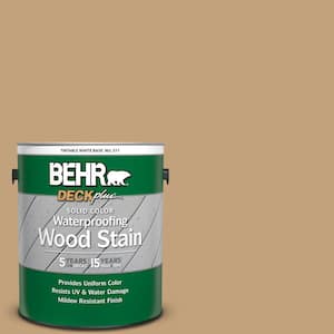 1 gal. #SC-145 Desert Sand Solid Color Waterproofing Exterior Wood Stain