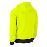 Men's Large M12 12-Volt Lithium-Ion Cordless High -Vis Heated Jacket Hoodie (Jacket and Battery Holder Only)