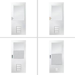 K900 Series Self-Storing Storm Door with Pet Entry System