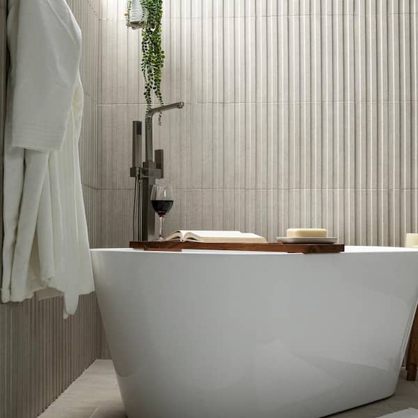 Ramblas Stroget 6 in. x 16 in. Matte Porcelain Fluted Subway Wall Tile (6.46 sq. ft./Case)