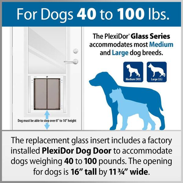 french door dog insert