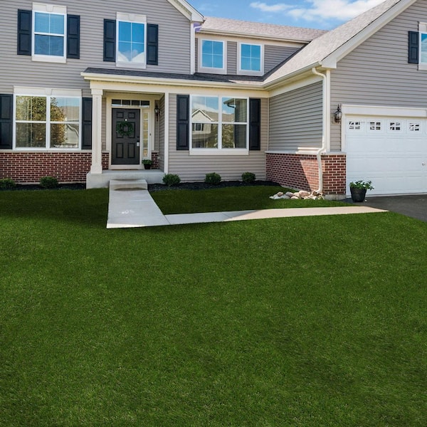 CREATIVE SURFACES Washington 3.74 ft. x 8.66 ft. Green Artificial Grass