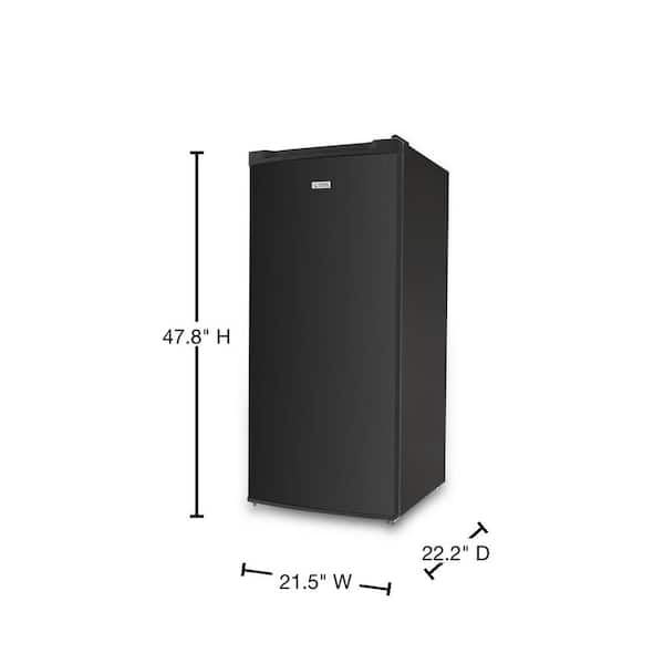 5.0 cu. ft. Upright Freezer in Black
