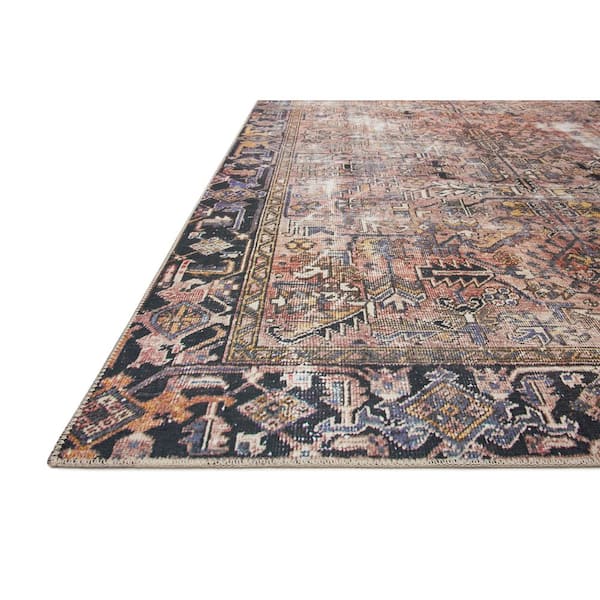 Chris Love Julia Jules Terracotta / Multi 9 ft. 6 in. x 14 ft. Traditional Area Rug