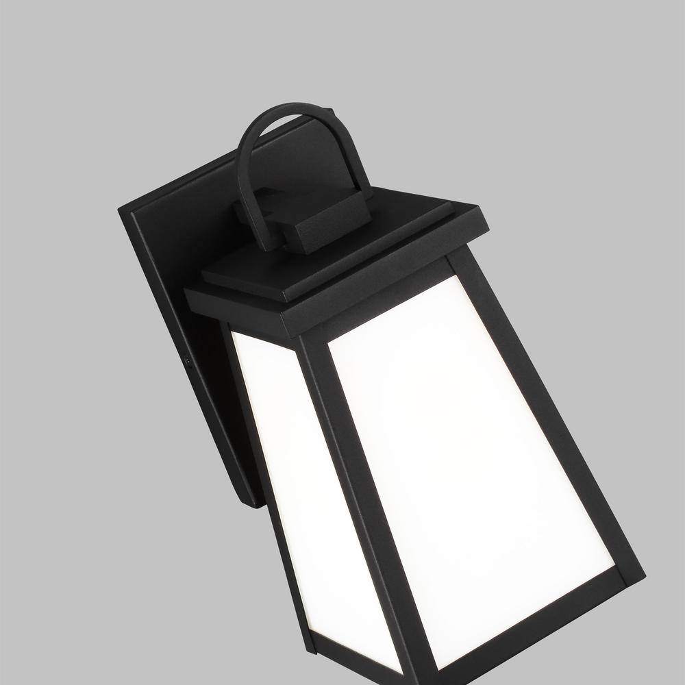 Founders Bronze Black 1-Light Outdoor Lantern with Dimmable Energy Star