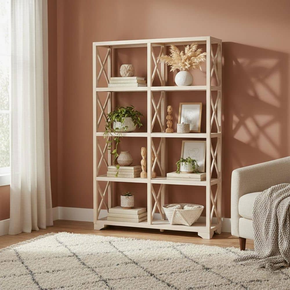 International Concepts 71.9 in. Tall Unfinished Solid Wood 8-shelf