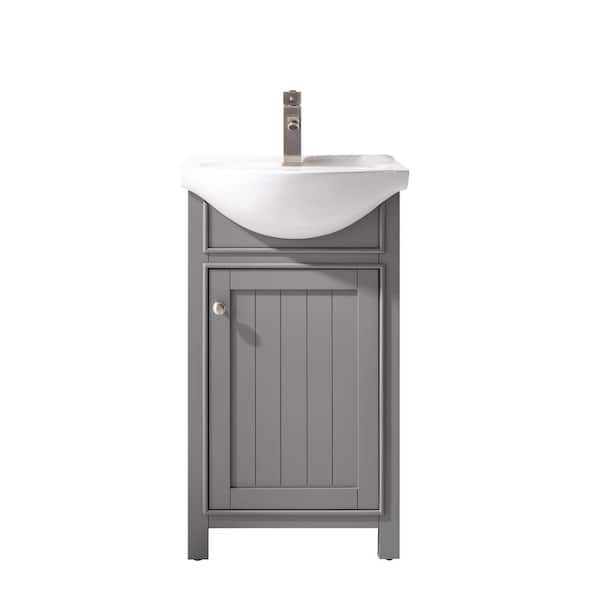 White With Basin S05 20 Gy, 20 Inch White Bathroom Vanity With Sink