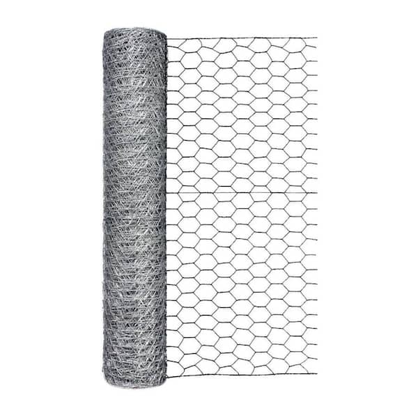 allFENZ 1 in. x 1 ft. x 50 ft. Galvanized Poultry Netting