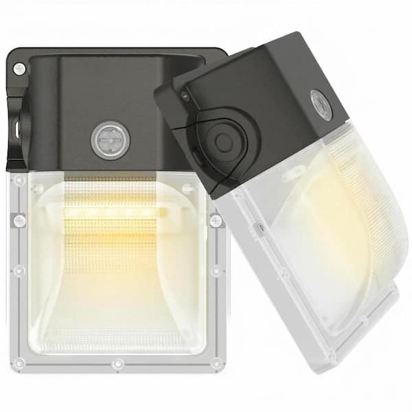 30W LED Bronze Dusk to Dawn Outdoor Wall Pack Light 2 Pack 3600lm Security Lighting Wall Pack Light 30W