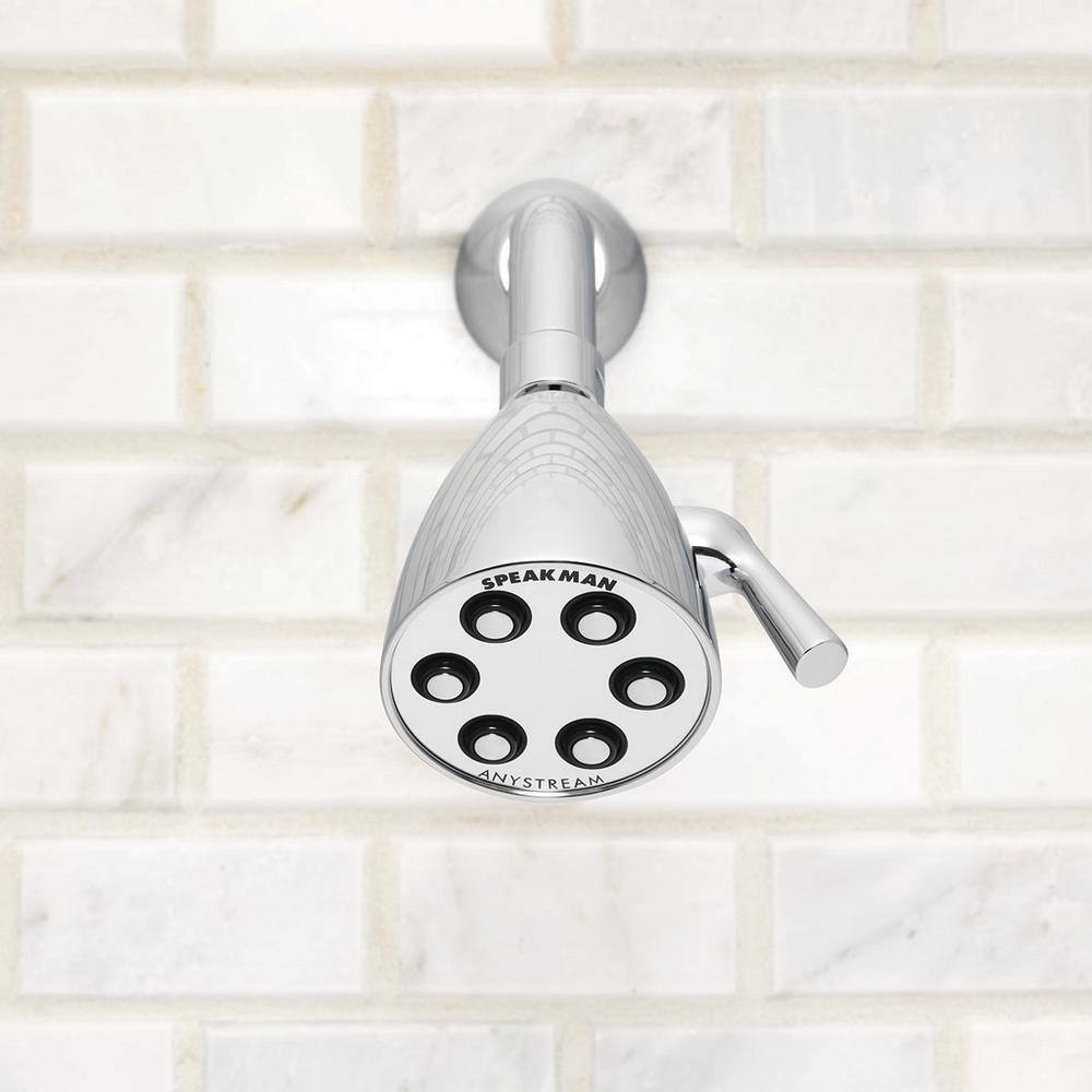 Polished Chrome Adjustable Multi-Function Shower Head